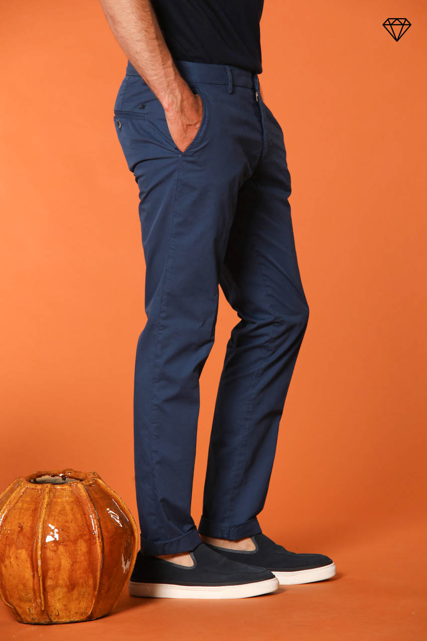 Milano pantalon chino homme en coton pima Extra Slim fit ①