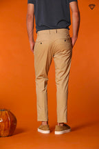Milano pantalone chino uomo in cotone pima extra slim fit ①
