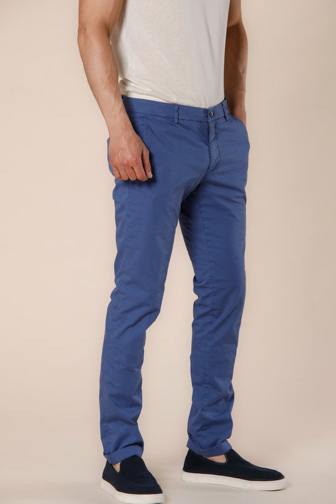 Immagine 5 di pantalone chino uomo in gabardina stretch color indaco modello Milano Style di Mason's