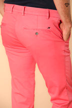 Milano pantalone chino uomo in cotone pima extra slim fit ①