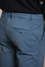 Milano Herren Chino Hose in Gabardine Stretch Extra Slim Fit ①