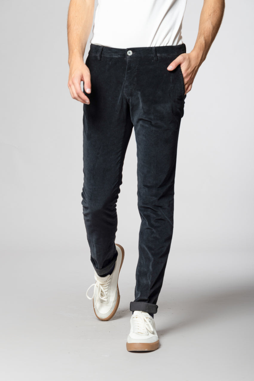 Milano men's chino pants in 500 wale corduroy extra slim fit