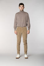 Milano pantalon chino homme en velours 500 raies extra slim fit