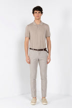 Milano men's chino pants in herringbone extra slim fit