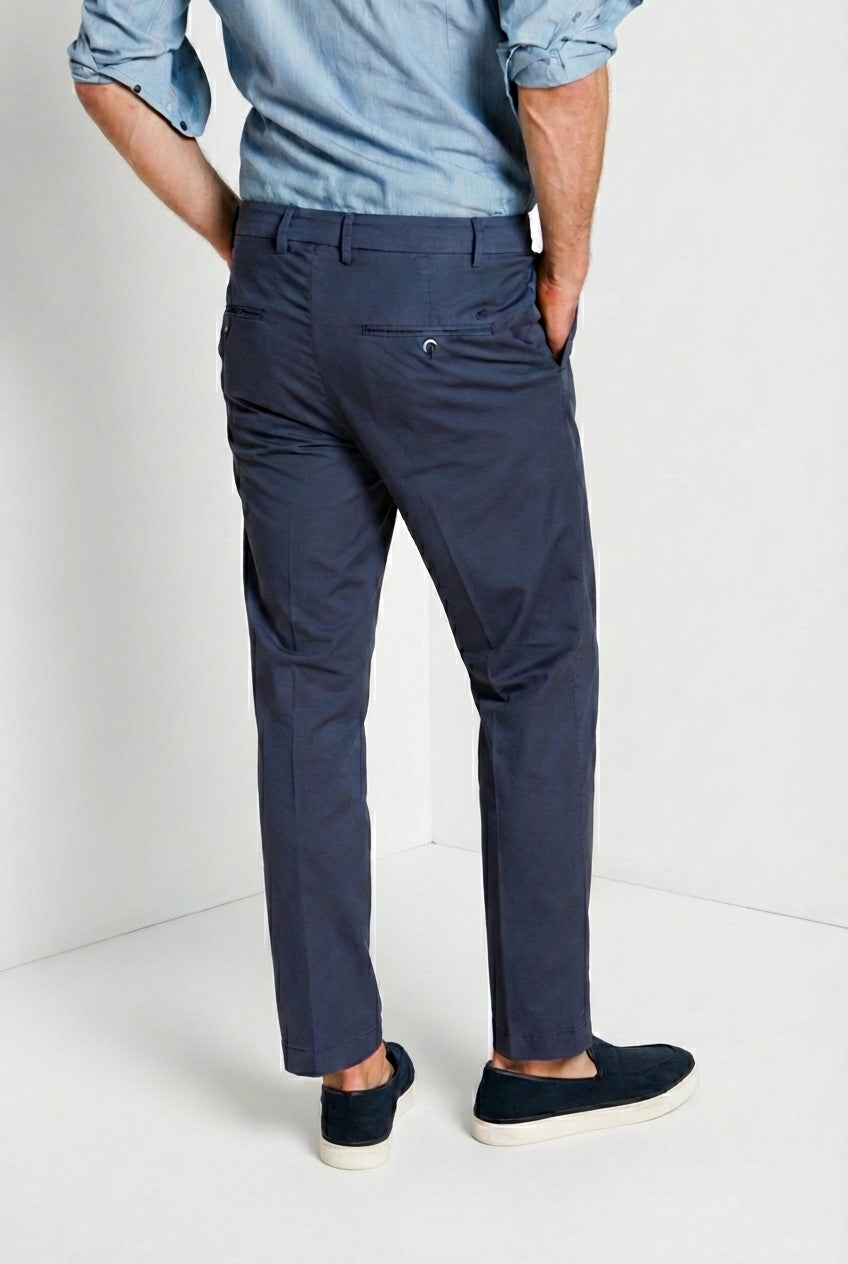 Milano Herren Chino Hose aus Stretch Gabardine extra slim fit ①