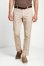 Milano men's chino pants in stretch gabardine extra slim fit ①