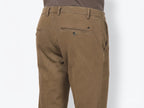 Milano pantalone chino uomo in gabardina stretch extra slim fit ①