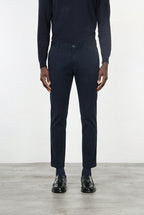 Milano men’s chino trousers in stretch gabardine extra slim fit ①