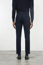 Milano men’s chino trousers in stretch gabardine extra slim fit ①