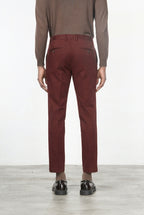 Milano Chinohose Herren in Stretch-Gabardine, Extra Slim Fit ①