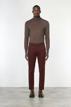 Milano Chinohose Herren in Stretch-Gabardine, Extra Slim Fit ①