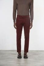 Milano Chinohose Herren in Stretch-Gabardine, Extra Slim Fit ①