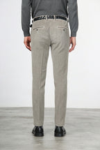 Milano men’s chino pants in 500-wale corduroy, extra slim fit ①