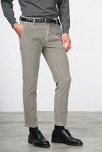 Milano men’s chino pants in 500-wale corduroy, extra slim fit ①