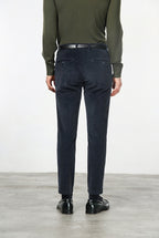 Milano pantalone chino uomo in velluto 500 righe extra slim fit ①