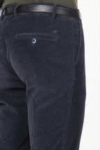 Milano pantalone chino uomo in velluto 500 righe extra slim fit ①