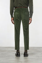 Milano pantalone chino uomo in velluto 500 righe extra slim fit ①