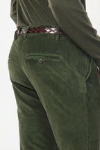 Milano pantalone chino uomo in velluto 500 righe extra slim fit ①