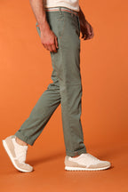 Pantalon chino homme Milano Start en satin stretch avec bandes Extra Slim fit