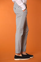 Milano Essential pantalone chino uomo in twill di cotone pima stretch extra slim fit