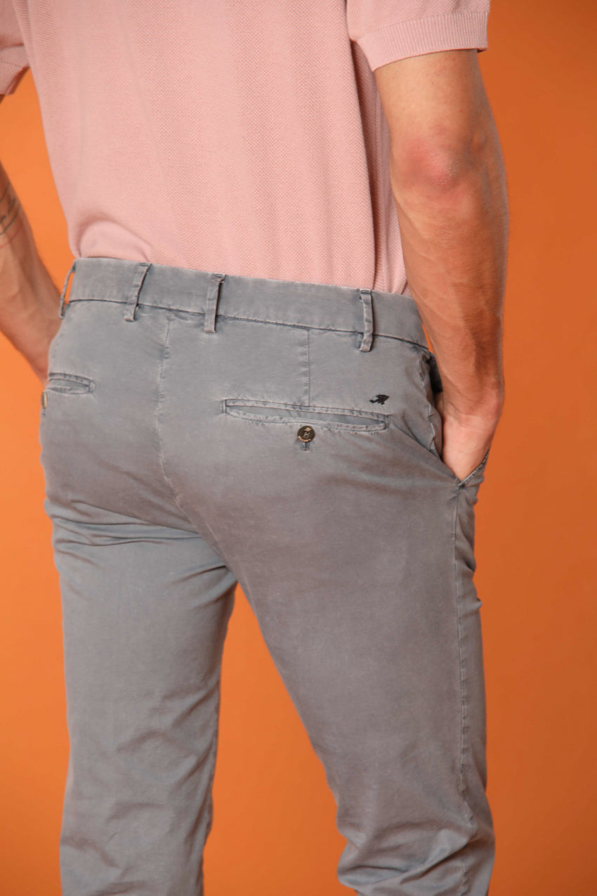 Milano Essential Pantalon chino homme en coton pima twill stretch extra slim fit 