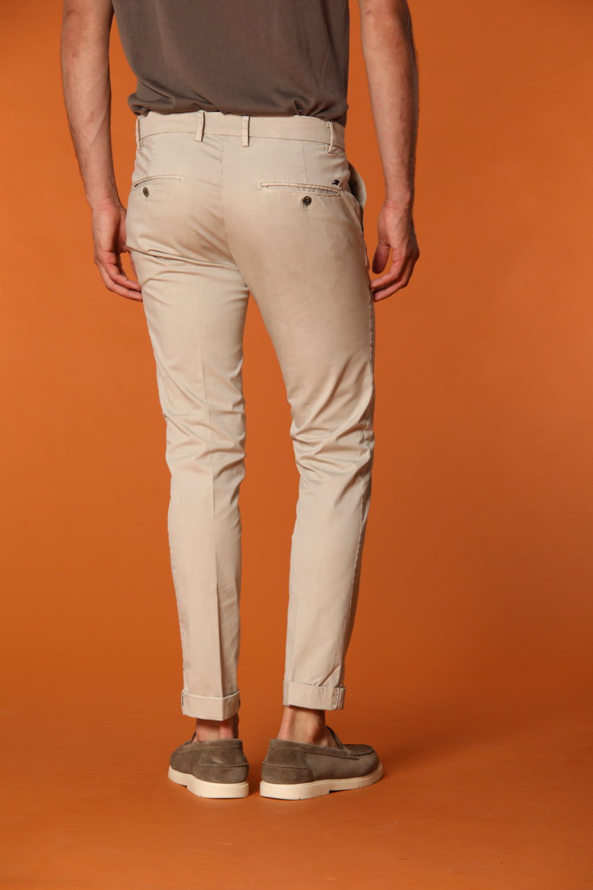 Milano Essential Herren Chino Hose aus Pima-Baumwoll-Twill Stretch Extra Slim Fit