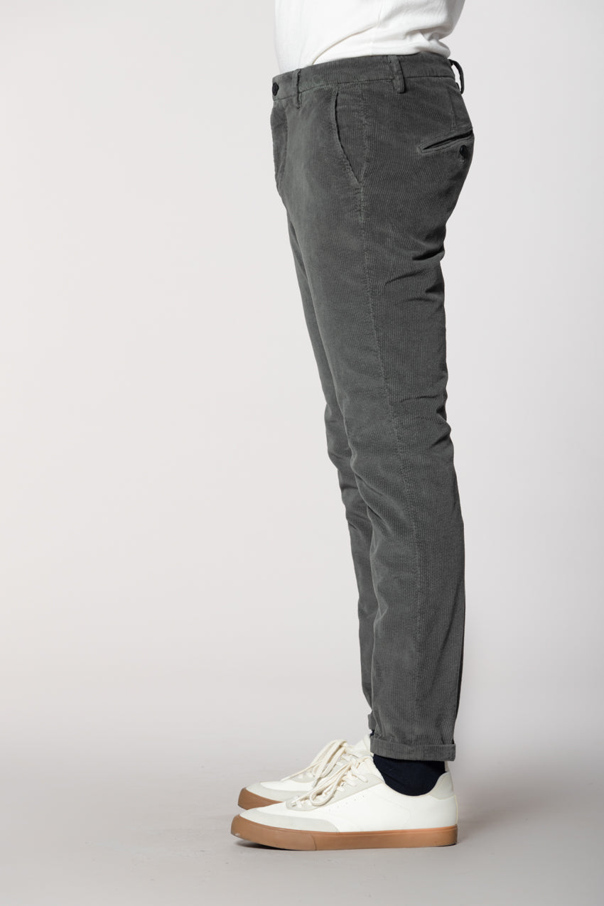 Osaka pantalone chino uomo in velluto 500 righe carrot fit
