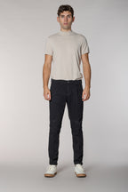 Osaka 1 Pinces Herren Chinohose aus Baumwolle-Seide Carrot Fit