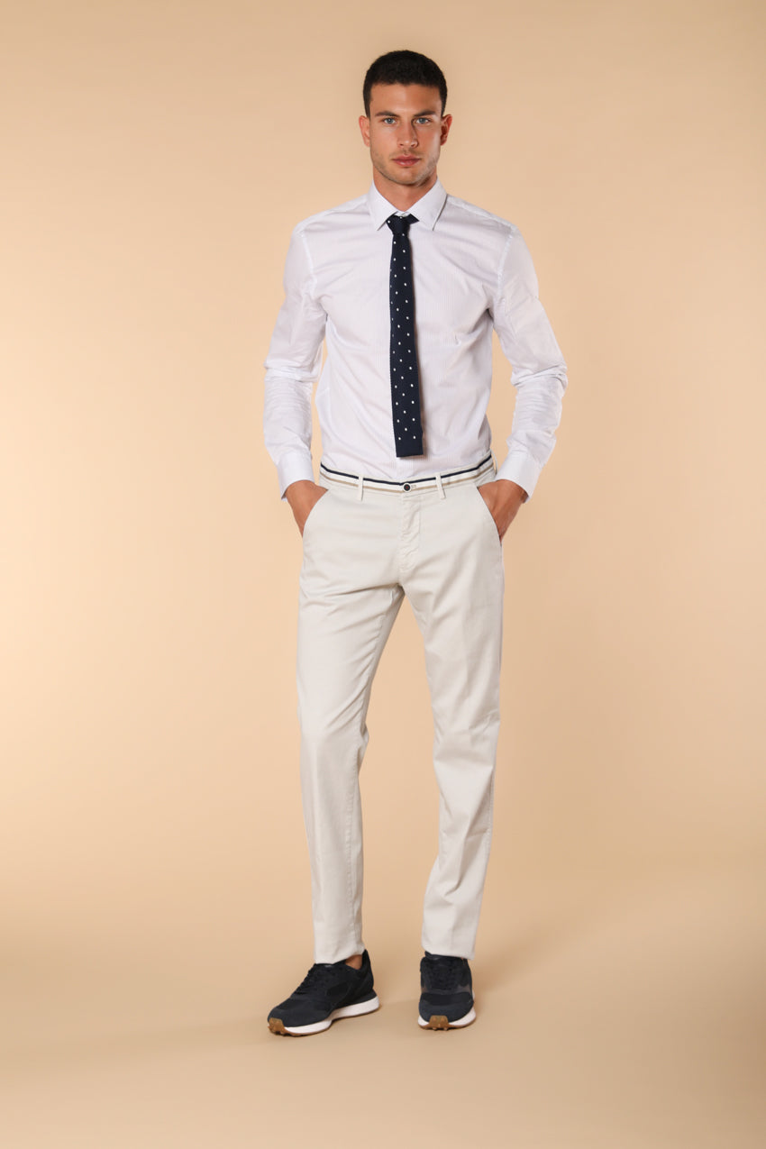 Torino Summer Herren Chino Hose aus Baumwoll- und Lyocell-Twill Slim Fit