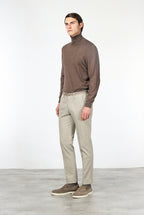 Torino Winter pantalone chino uomo in gabardina stretch slim fit