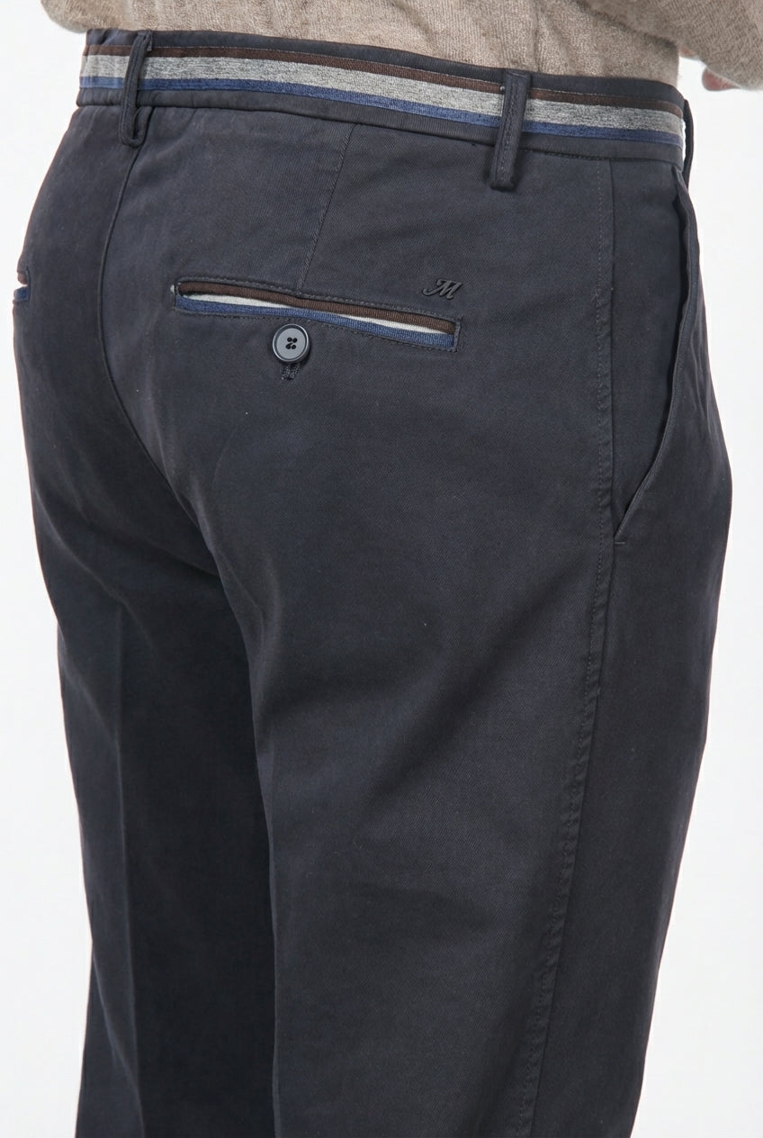 Torino Winter men’s chino pants in stretch gabardine, slim fit