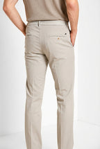 Torino Elegance men's chino pants in fine cotton and lyocell tricot slim fit