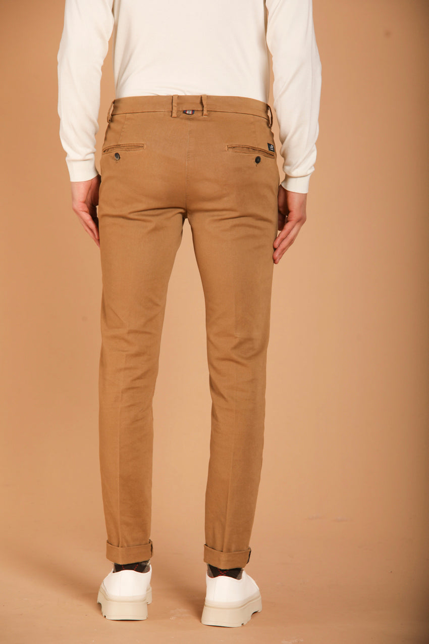 Torino pantalone chino uomo in gabardina slim fit