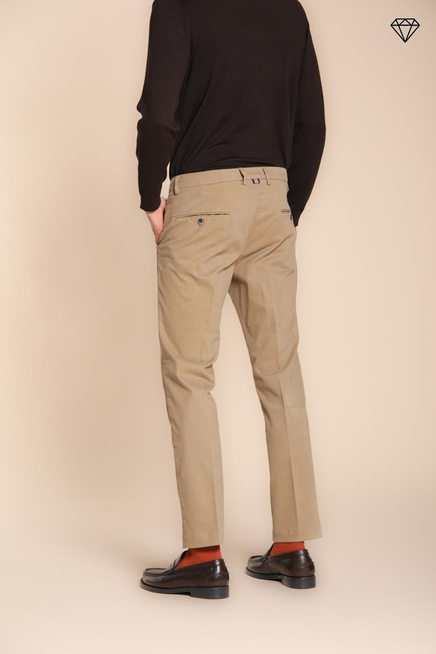 Foto 5 Torino pantalone chino uomo in gabardina slim fit ①