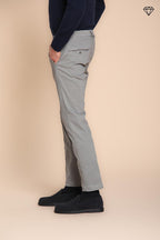 Foto 4 Torino pantalone chino uomo in gabardina slim fit ①