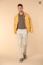 Torino Herren Chino Hose aus leichtem Baumwoll- und Lyocell-Tricot Slim Fit ①