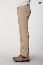Torino pantalon chino homme en coton cachemire slim fit ①