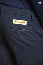 Foto 4 Torino pantalone chino uomo in cotone cashmere slim fit ①