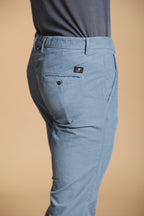 Torino men's chino pants tailored in light velvet slim fit