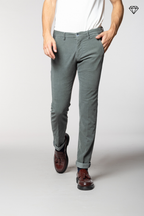 Torino pantalon chino homme en velours 1500 raies slim fit ①