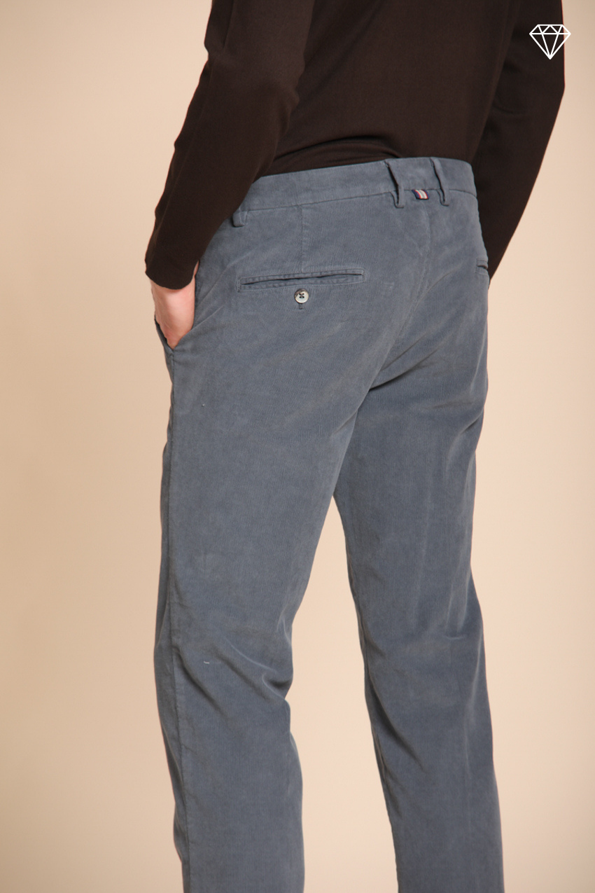 Foto 6 Torino pantalone chino uomo in velluto 1500 righe slim fit  ①