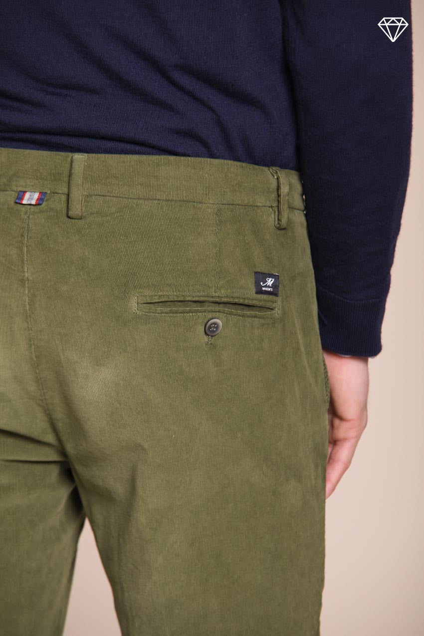 Foto 2 Torino pantalone chino uomo in velluto 1500 righe slim fit  ①