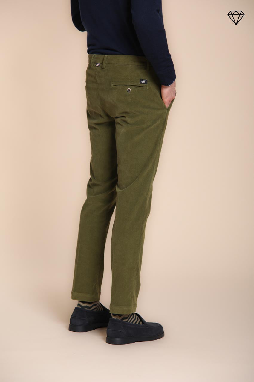 Foto 4 Torino pantalone chino uomo in velluto 1500 righe slim fit  ①