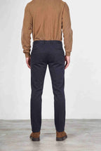 Torino Flex pantalone chino uomo in raso slim fit ①