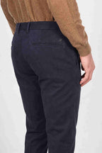 Torino Flex pantalone chino uomo in raso slim fit ①