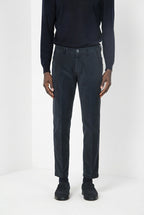 Torino pantalone chino uomo in velluto 1000 righe slim fit ①