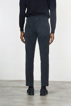 Torino pantalone chino uomo in velluto 1000 righe slim fit ①