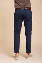 Torino Flex pantalon chino homme en gabardine stretch slim fit ①