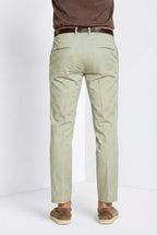 Torino Flex pantalón chino hombre en gabardina stretch slim fit ①