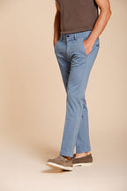 Torino Flex pantalón chino hombre en gabardina stretch slim fit ①